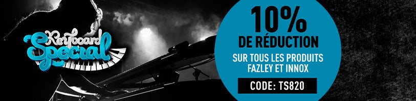 10% de réduction sur tous les produits Fazley et Innox